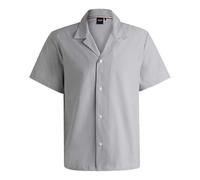 Boss Mens Velvetfish Stripe Beach ShirtS Navy GT10230