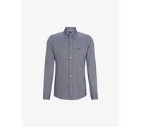 Boss Mens Vy Business Logo-embroidered Slim-fit Cotton Shirt S