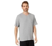 BOSS Men's Waffle Contrast Logo Short-Sleeve T-Shirt, Light Cloud Grey, XL
