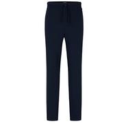 BOSS Men's Waffle Cotton Blend Lounge Pants Sweatpants, Navy Blue, XL