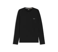 Boss Waffle 10269584 Long Sleeve Pyjama T-shirt Black 2XL Men
