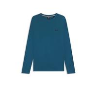 BOSS Mens Waffle LS-Shirt Waffle-Structured Pyjama T-Shirt in a Cotton Blend