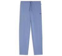 BOSS Mens Waffle Pants Embroidered-Logo Pyjama Bottoms in a Cotton Blend