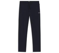 BOSS Mens Waffle Pants Joggers Dark Blue L