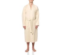 BOSS Men's Waffle Robe Bathrobe, Toasted Marshmellow, XXL