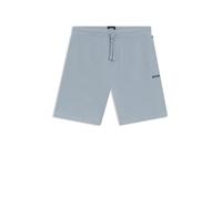 BOSS Cotton-blend pyjama shorts with embroidered logo - Style Waffle Shorts, 50535884 Light Blue M