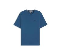 Boss Waffle 10269584 Short Sleeve Pyjama T-shirt Blue XL Men