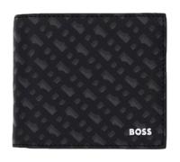 BOSS Men's Wallet With Monogram And Logo Zair MN 4cc Coin 50552830 Black
