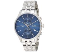 Hugo Boss Men's Watch Silver Strap Blue Dial Chronograph Associate 1513839