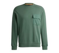 BOSS Men's We_PocketCargo Sweatshirt, Open Green341,