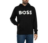 BOSS Men's Webasic Graphic Pullover Hoodie, Black