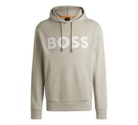 BOSS Mens Webasic Hood Relaxed-fit Hoodie in Cotton Terry with Large Logo
