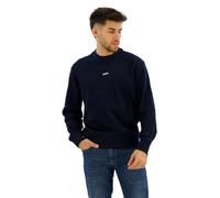 BOSS Wesmallcrew Relaxed Fit Centre Logo Crew Sweat - Dark Blue, Dark Blue, Size 3Xl, Men Dark Blue