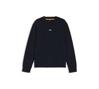 BOSS Orange WeSmallcrew Mens Sweatshirt Colour: Dark Blue 404, Size: L
