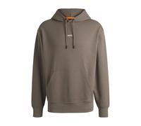 BOSS Mens WeSmallhood Contrast-Logo Hoodie in Cotton Terry