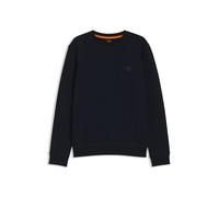 BOSS Mens Westart Cotton-terry regular-fit sweatshirt with logo patch