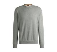 BOSS Mens Westart Cotton-terry regular-fit sweatshirt with logo patch