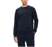 BOSS Mens Westart Cotton-terry regular-fit sweatshirt with logo patch