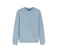 BOSS Orange Westart Mens Crew Neck Sweatshirt With Logo Patch - Light/Pastel