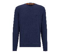 BOSS Mens Westart Sweatshirt Patch Logo Navy NAVY-418 XXL