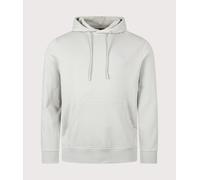 BOSS Orange Wetalk Mens Pullover Hoodie With Logo Patch - Silver 043 - Silver 043 - L