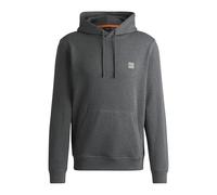 BOSS Mens Wetalk Regular-fit hoodie in cotton terry with logo patch