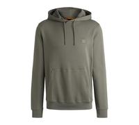 BOSS Mens Wetalk Regular-fit hoodie in cotton terry with logo patch
