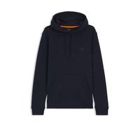 BOSS Cotton-terry hoodie with logo patch - Style Wetalk, 50509314 Dark Blue S