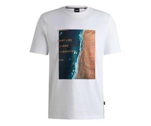 Boss Mens What Lies Beyond Imagination T-ShirtS White GT25156