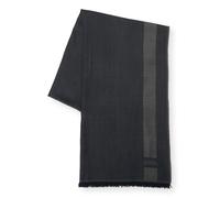 BOSS Mens Wool Blend Scarf With Fringe Eryk 70x180 50547659 Grey