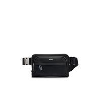 BOSS Mens Zair Crossover Structured crossbody bag with branded trims