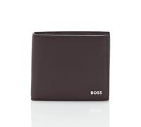 BOSS Men's Zair Four Slot Wallet with Coin Case, Burgundy Plum, Burgundy Plum, Zair Four Slot Wallet with Coin Case