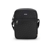BOSS Mens Zair MN Monogram reporter bag with foil-embossed logo Size One Size