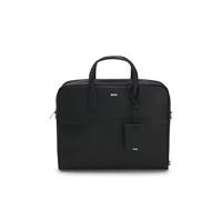 BOSS Mens Zair S doc case Logo-lettering document case in structured leather Size