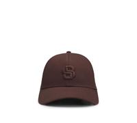 BOSS Mens Zed-B-Icon Cotton-Twill Cap with Embroidered Double B Monogram