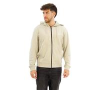 BOSS Mens Zip Through Zetalky Hoodie - Colour: 271 Light Beige - Size: Large