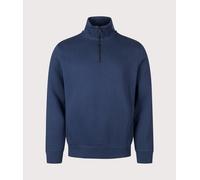 BOSS Mens Zetrust Quarter Zip Sweatshirt - Colour: 464 Open Blue - Size: Medium