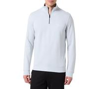 BOSS Mens Quarter Zip Zetrust Sweatshirt - Colour: 053 Light/Pastel Grey - Size: Medium