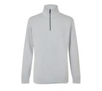 BOSS Mens Quarter Zip Zetrust Sweatshirt - Colour: 053 Light/Pastel Grey - Size: Large
