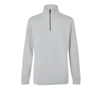 BOSS Mens Zetrust Zip Neck Soft Terryclover The Head Top Light/pastel Grey S