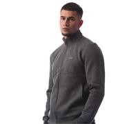 Boss Mens Zip Neck Funnel Sweatshirt in Medium Grey - Size Small
