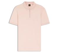 BOSS Passerzip Half Zip Polo Shirt Pink size XXL