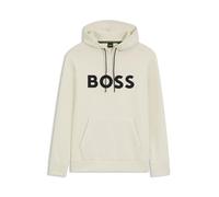 BOSS Green Soody Zone Hoodie White Cream Black - L