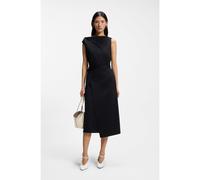 BOSS Mercerised-cotton dress with cowl neckline - Style Emiaky, 50558902 Black L