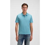 BOSS Mercerised-cotton polo shirt with geometric jacquard - Style C-Parlay 212, 50543885 Light Blue XXL