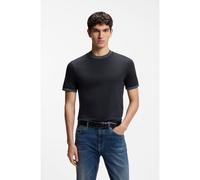 BOSS Mercerised-cotton slim-fit T-shirt with contrast tipping - Style H-Tessler 238, 50559667 Dark Blue L