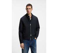 BOSS Mercerised-cotton zip-up sweatshirt with Double B monogram - Style C-Skiles 98, 50557853 Dark Blue S