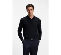 BOSS Merino-wool polo sweater - Style H-Lancione, 50565503 Dark Blue M