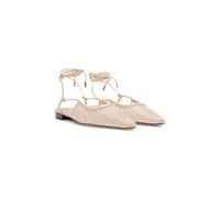 BOSS Mesh mules with rhinestone embellishments - Style Charlize_Mule10_MBBS, 50542374 Beige 2.5