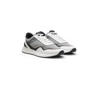 BOSS Mesh trainers with ribbed sole - Style Titanium_Runn_methal, 50568928 Natural 8